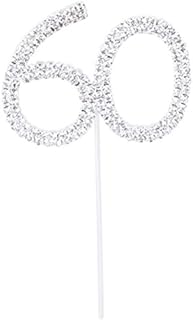LEORX Cake Topper for 60th Wedding Anniversary Birthday Party