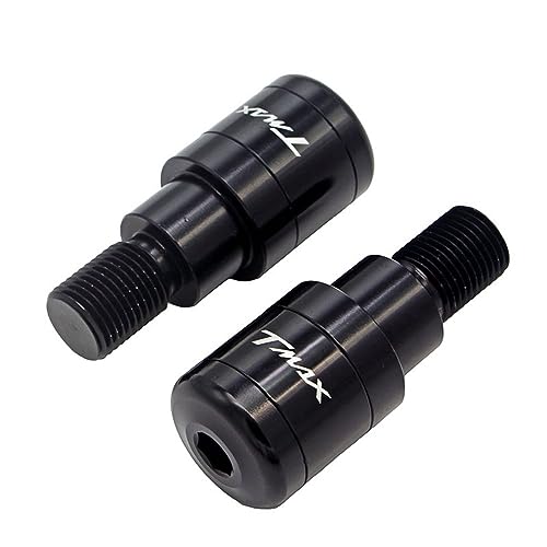 Puños de manillar negros para Yamaha TMAX 500 y 530 de 2008 a 2019 con contrapesos deslizantes 2