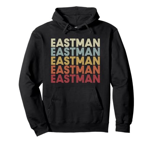 Eastman Georgia Eastman GA Texte rétro Vintage Sweat à Capuche