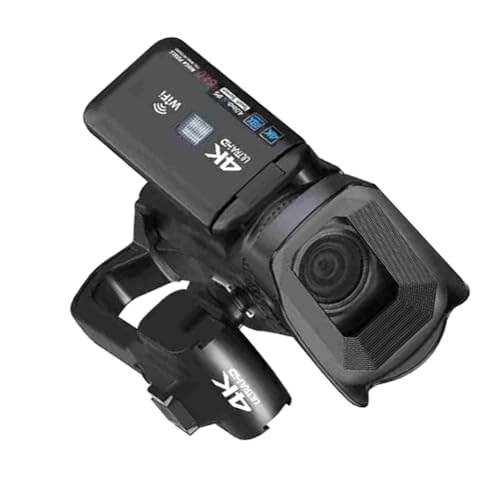 Caméra d'enregistrement vidéo 4K avec caméscope 64MP et écran tactile de 4 pouces - 5