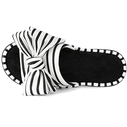 Ultraideas Women's Eurytides Slide Slippers Memory Foam House Shoes, Black, 11-12 #TOP4