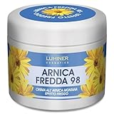 LUMINER Árnica para Caballos de Uso Humano 500ml Efecto Frío, Crema Fuerte de Árnica y Harpago para Masajes Articulares y Musculares, Fórmula Natural de Acción Rápida