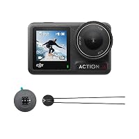 DJI Osmo Action 4 Surf-Combo – wasserdichte Action-Kamera mit Surfsicherung für die Kamerasicherheit, mit 1/1,3-Zoll-Sensor, 4K/120fps, Touchscreen-Bedienung bei Nässe – Ansicht 1