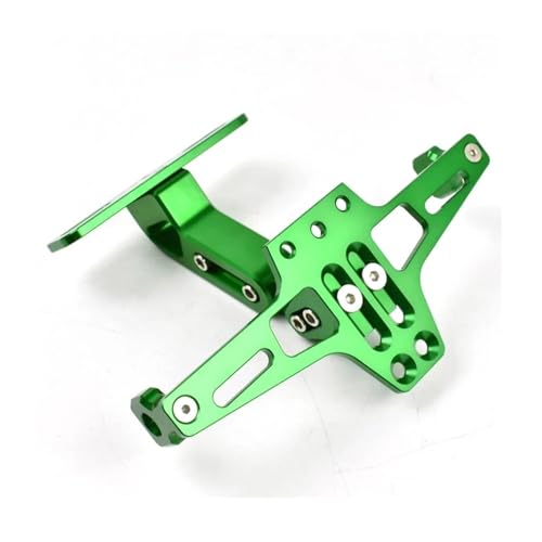 Motorcycle License Plate Holder Für R1200GS F800GS F700GS K16000B F800GT K1600GT K1600GTL R1200RT K1200RS Universal Motorrad Kennzeichen Rahmen(Grün)