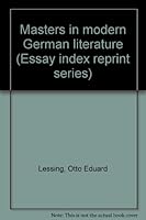 Masters in modern German literature B0006BR8EO Book Cover