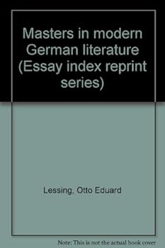 Unknown Binding Masters in modern German literature (Essay index reprint series) Book