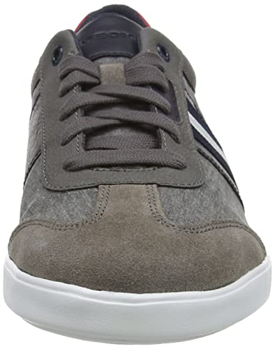 Geox U Walee A, Sneakers Uomo, Grigio, 42 EU