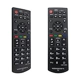 FOXRMT Reemplazo Mando Panasonic TV N2QAYB000815 para Mando TV Panasonic N2QAYB000815 - Compatible con Panasonic TX-32EM6B TX-39B6B TX-42B6E TX-P42X60E TX-P50X60E TX-L32B6E