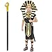 3 Pieces Scepter Toys, Walking Canes Fire Dragon Claw Orb Wands Walking Stick Staff for Halloween Costumes Play, Themed Party, Halloween Dress-up Pretend Play Costume