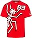 Marc Marquez T-Shirt - Große 93 Ameise drehen - Rot - XL