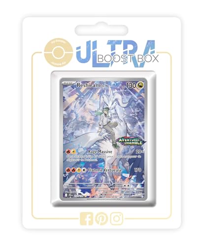 Impegni del my-booster: my-booster Reshiram de N (Reshiram di N) 167/159 Alternativa Pokémon Gallery Timbrata X Écarlate et Violet 9 Aventures Ensemble - Box di 10 carte Pokémon Francese