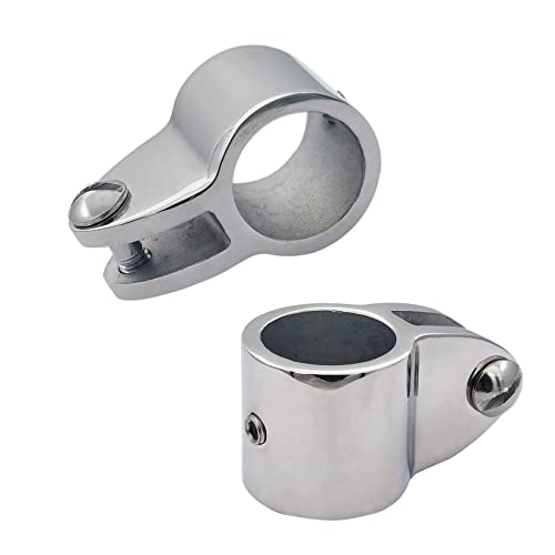 RANYUSS 2PCS of Marine Grade 316 SS 1IN(25.4MM) I.D.Bimini Top Jaw Slide Boat Hardware Fitting for I(25.4mm) Round Tube