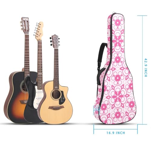 Housse de transport imperméable en tissu Oxford pour guitare acoustique avec bandoulière et poches, motif texturé floral, violet, 109 x 42,9 x 11,9 cm, Multicolore 4., 42.9×16.9×4.7 in, Sac de - Les Beatles, Paul McCartney, John Lennon, RIngo Starr, George Harrison Housse de transport imperméable en tissu Oxford pour guitare acoustique avec bandoulière et poches, motif texturé floral, violet, 109 x 42,9 x 11,9 cm, Multicolore 4., 42.9x16.9x4.7 in, Sac de – Image 6