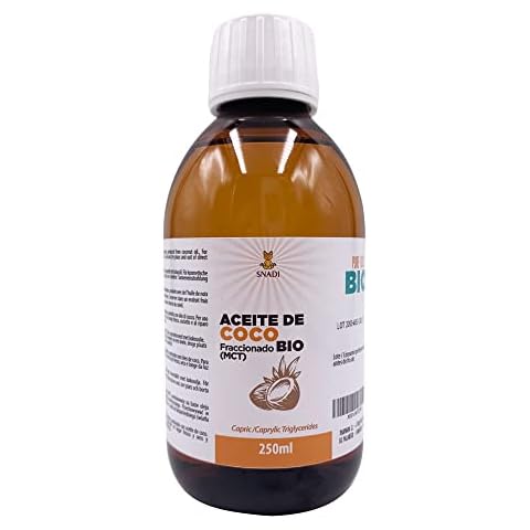 Aceite de coco fraccionado BIO para piel y cabello Snadi 250 ml Cover