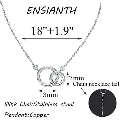 ENSIANTH New Beginnings Gift Encouragement Gift Graduation Gifts Inspirational Gifts Best Friends Necklace2