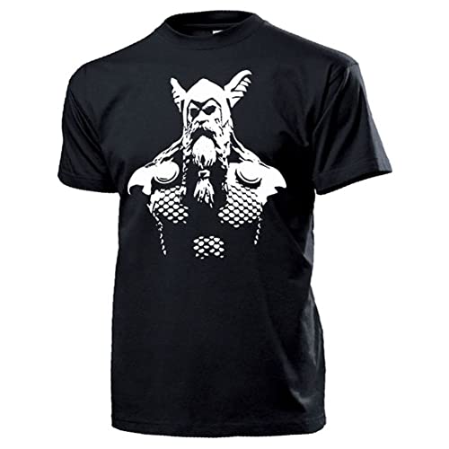 T-shirt Viking Odin Allvater Wotan Noir XXXXXL - Vêtement Mythologie Nordique