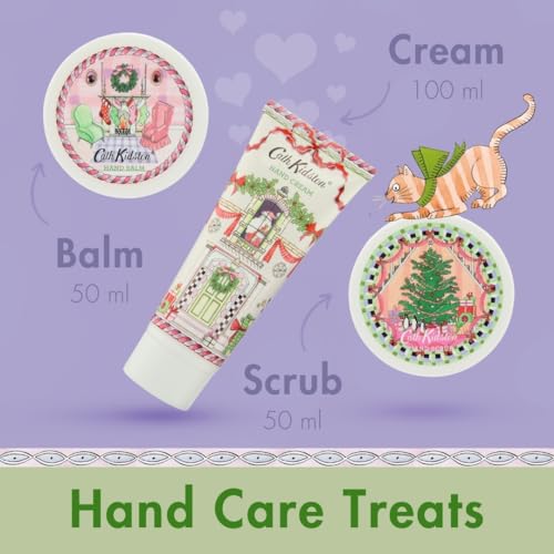 Cath Kidston Hand Cream 100 ml, Body Lotion, Hand Scrub, Hand Balm 3 x 50 ml, Bath Salt Sachets 3 x 20 g, Beauty Treat Tin, Travel Size and Vegan Friendly, Gift For Her, A Doll’s House Collection - Image 7