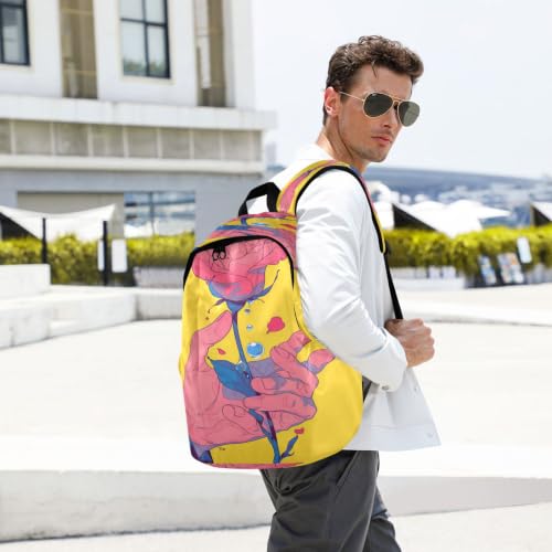 Sac à dos portable fleur rose la solution pour voyager léger en randonnée - 6