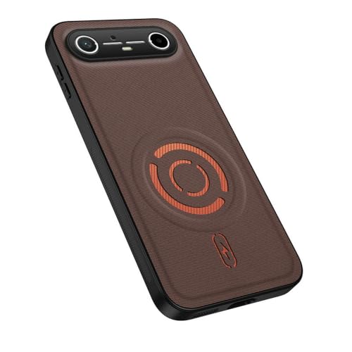 MTRIEBA Magnetic Phone Case for Tecno Pova Slim 5G, Brown