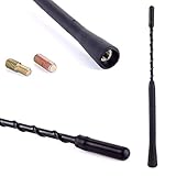 Color: Negro Calistouk Antena de techo de coche multifunción 23 cm para Bora/Jetta MK4 (1998-2004)