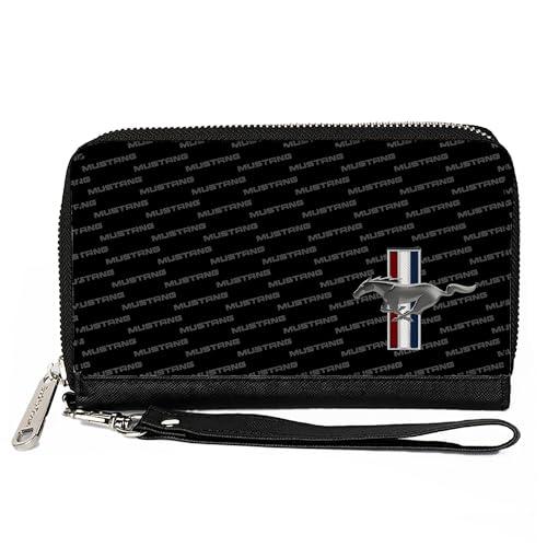 Buckle-Down Ford Vegan Leather Zip Around Wallet