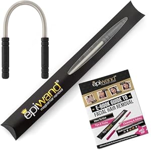 Epiwand Facial Hair Remover Threading Tool For Women - Easily Remove Facial Hair From Your Upper Lip, Chin, Cheeks and Neck with This Professional Spring Facial Hair Epilator. Includes Gift Box & Instructions
