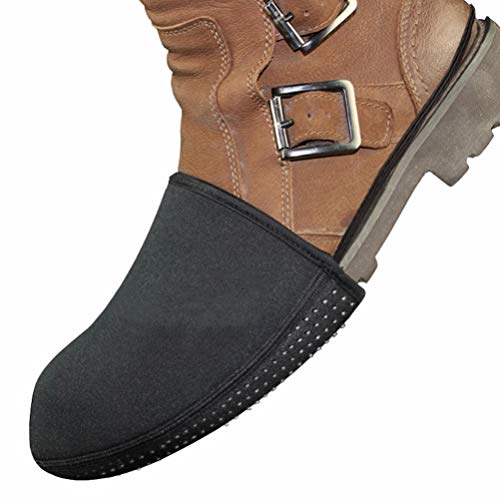Garneck Protetor de calçado para motocicleta, capa antiderrapante para montaria e câmbio para viagen