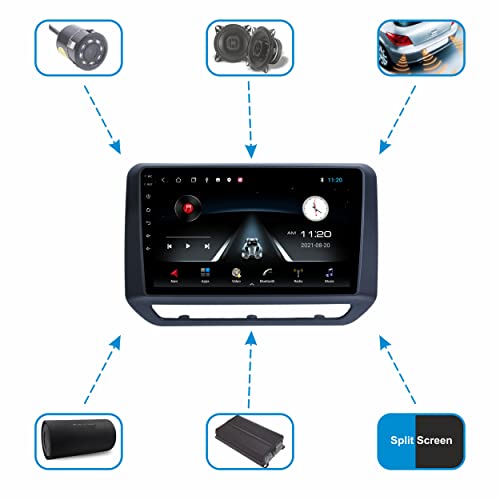 Image of 9″ | Android 10 Wireless Car Radio Receiver | for Nissan Magnite | 2GB RAM | 16GB ROM | Apple CarPlay & Android Auto | Full HD Touch Screen | Bluetooth | GPS | Wi-Fi | Mirror Link