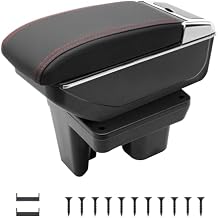 YJYWZH Car Armrest Box for Toyota Hilux Auto Accessories Storage Center Console Double-Layer Armrest Organizer Box with Cup Holder