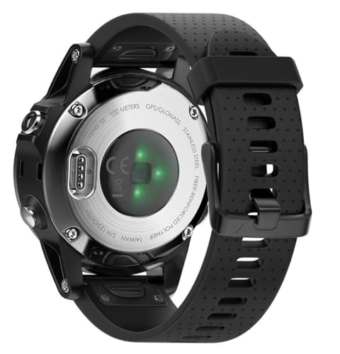 Bracelet Fenix 5S en silicone 20mm souple pour le sport au quotidien