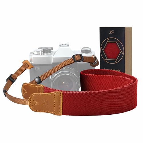 Padwa Lifestyle Red Camera Strap Crazy Horse