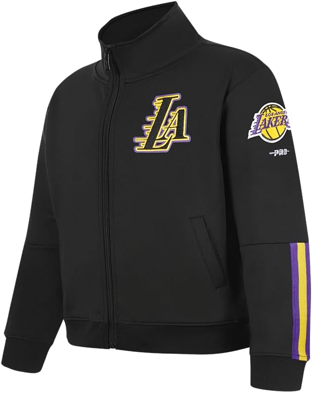 Pro Standard Big Boys NBA Classic Chenille Tricot Track Jacket - Image 3