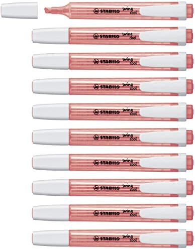 Highlighter - STABILO swing cool - Pack of 10 - Blue
