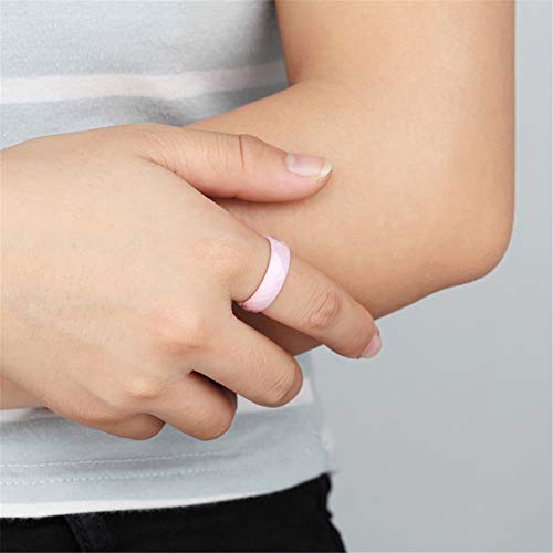 PAURO Women's Ceramic Classic Engagement Wedding Band Ring2