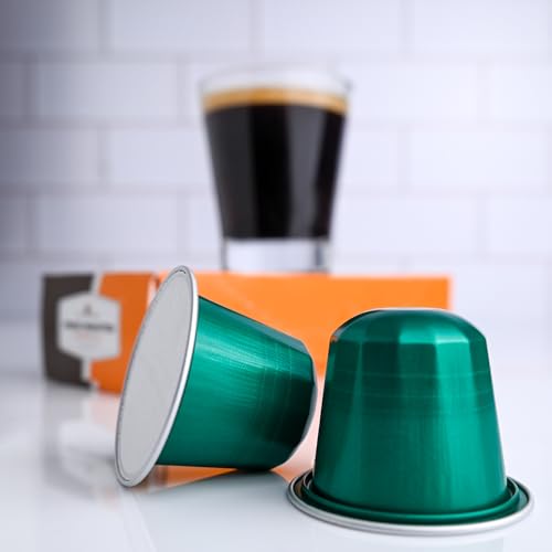 Image of Fresh Roasted Coffee, Organic Single-Origin Variety Espresso Capsules for Nespresso OriginalLine, USDA Organic, Kosher, 60 Recyclable Aluminum Capsules