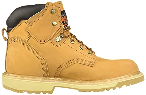 Image of Timberland PRO Men's Pit Boss 6 Inch Soft Toe Industrial Work Boot, Wheat, 8