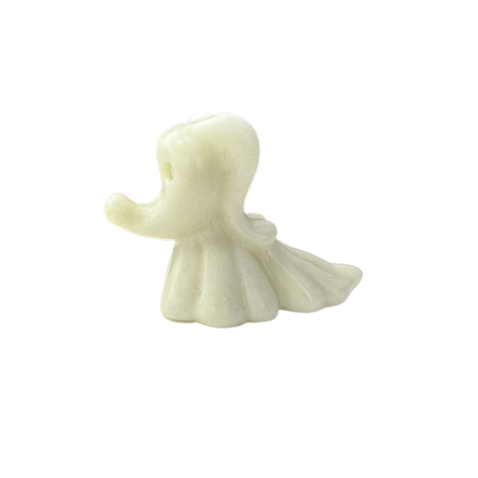 CYLRWSR Crystal Figurines Ghost Dog Statue- Handcrafted Sculpture Decoration Haunting Design Sculpture Ornament,Yellow Jade