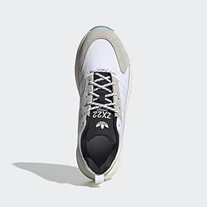 adidas Tênis masculino Zx 22 Boost com cadarço casual - branco