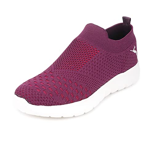 Image of Marc Loire Women's Lightweight Athleisure Knitted Active Wear Slip-On Casual Shoes