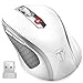 Price comparison product image Wireless Mouse, Patuoxun USB Wireless Mice PC Laptop Computer Cordless Mouse with 6 Buttons, 2400 DPI 5 Adjustment Levels for Windows Mac Linux - Super Energy Saving, White