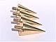 PrecisionGeek – Messing Lautsprecher-Spikes M8 Ø 20 mm – Schall-Entkoppler für HiFi-Boxen – 4 Stück – Made in Europe