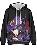 -》Dieser Kapuzenpullover basiert auf dem Charakter Mona, Venti, Jean im Spiel Genshin Impact, der das Kostüm der Figuren im Spiel stark wiederherstellt.