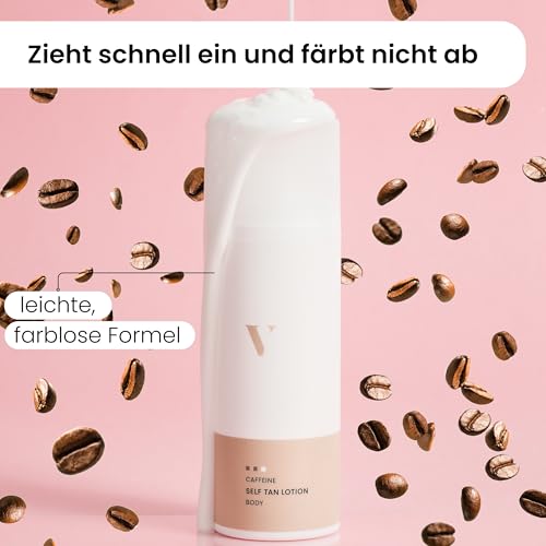 Bräunende Bodylotion von Venicebeauty mit Koffein für natürliche Bräune