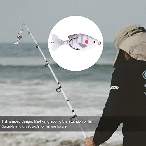 ABOOFAN 1Pc Simulação Isca Isca macia de água do mar Iscas de pesca de água doce