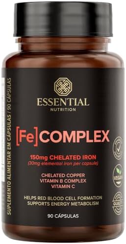 Essential Nutrition - [FE] Complex - Complexo de Ferro e Cobre Qu...