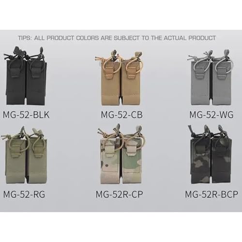 Sac de chargeur double tactique avec clip magnétique CP - 2