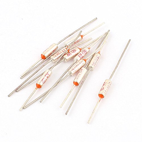 Aexit 10 Pcs RY TF 135 Celsius Degree Cutoff Thermal Fuse AC 250V 10A (f97cc9e9598383049964ff5c51cecdf7)