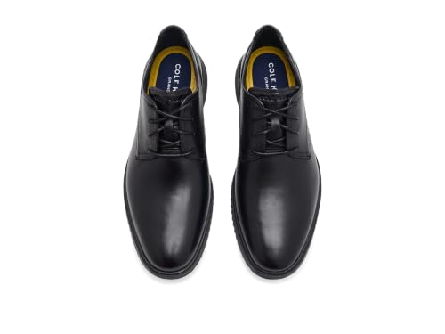 Image of Cole Haan Men's Grand+ Plain Toe Oxford, Black /Black, 10.5-M US