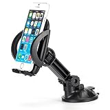 Premium Car Mount Holder Dash Windshield Cradle Stand Window Glass Swivel Dock Strong Suction for AT