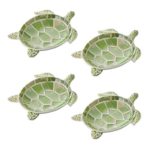 Supreme Housewares Sea Turtle Dinner Plates Set Cover